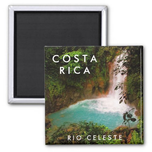 Costa Rica Rio Celeste Souvenir Magnet