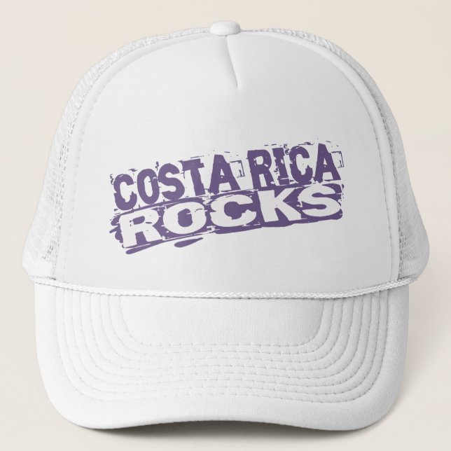 Costa Rica Rocks Trucker Hat (Front)