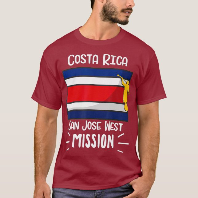 Costa Rica San Jose East Mormon LDS Mission Gift T-Shirt (Front)