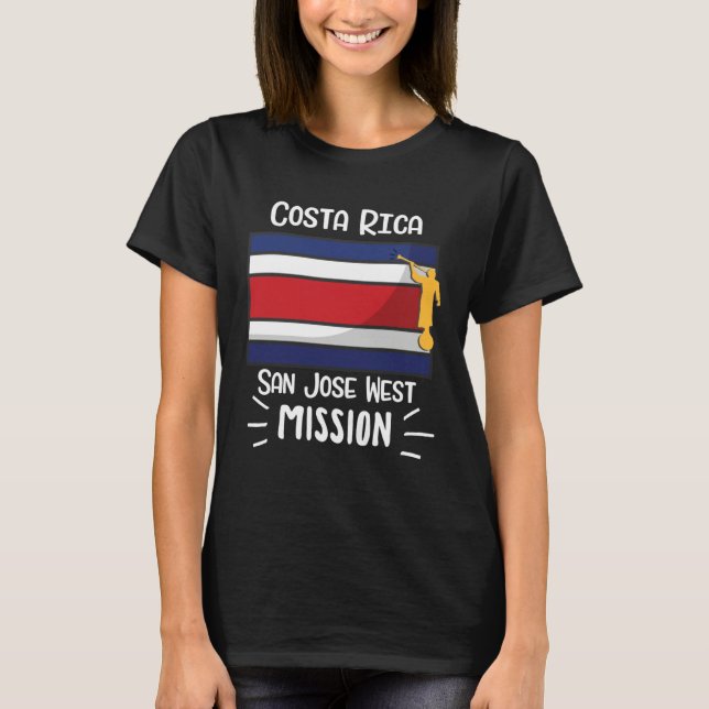 Costa Rica San Jose East Mormon LDS Mission Missio T-Shirt (Front)
