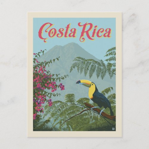 Costa Rica  Save the Date Invitation Postcard