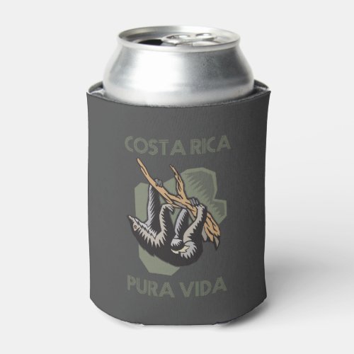 Costa Rica Sloth Souvenir Can Cooler