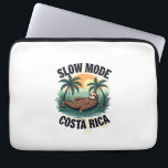 Costa Rica Sloth Vintage Vacation Shirt Laptop Sleeve<br><div class="desc">Costa Rica Sloth Vintage Vacation Shirt</div>