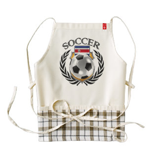 Costa Rica Soccer 2016 Fan Gear Zazzle HEART Apron