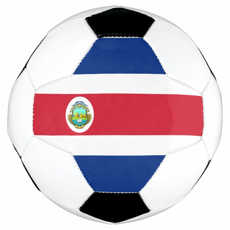 costa rica soccer ball Zazzle