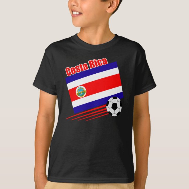 Costa Rica Soccer Team T-Shirt (Front)