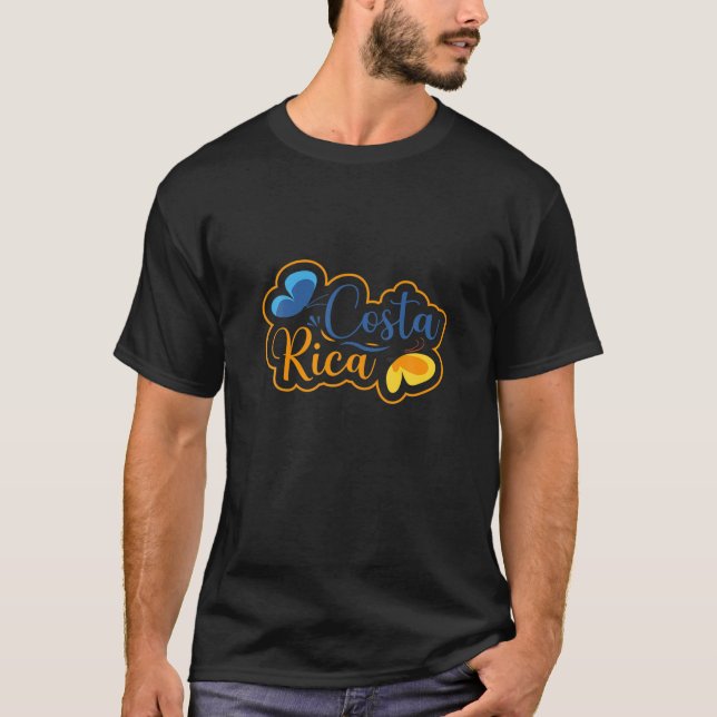 Costa Rica Souvenirs - Costa Rica Butterflys - Pur T-Shirt (Front)
