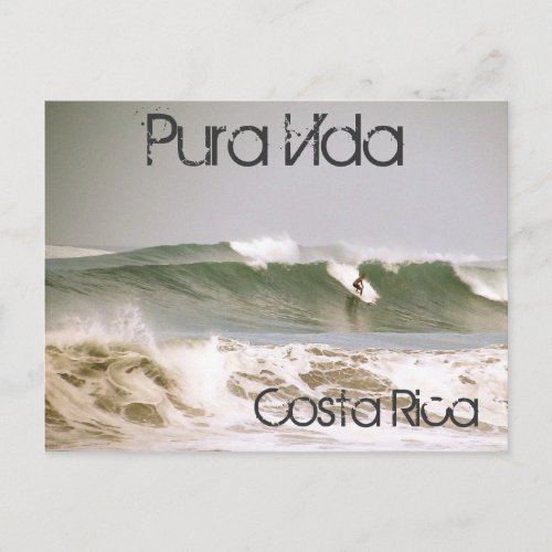 Costa Rica Surfers Postcard