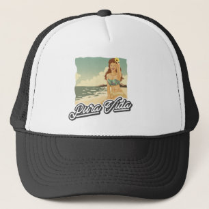 Costa Rica Surfer's Pura Vida Beautiful Woman Trucker Hat