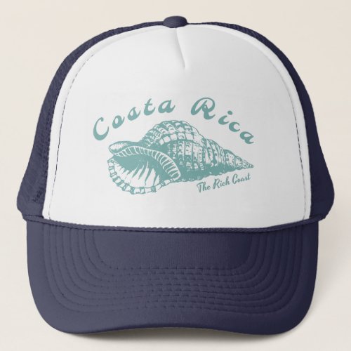 Costa Rica The Rich Coast Souvenir Trucker Hat