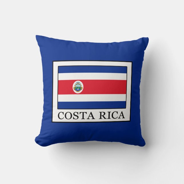 Costa Rica Throw Pillow (Front)