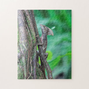 Costa Rica, Tortuguero - Basilisk Lizard Jigsaw Puzzle