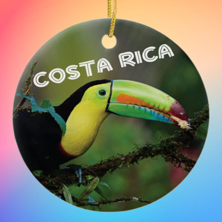 Costa Rica Toucan Ceramic Ornament