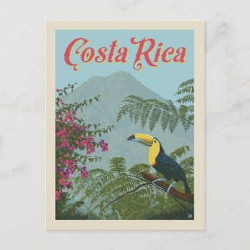 Costa Rica | Toucan Postcard by AndersonDesignGroup at Zazzle