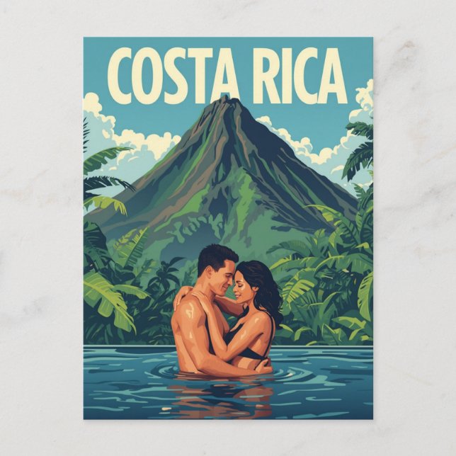 Costa Rica Travel Postcard (Front)