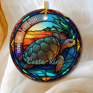 Costa Rica Vacation Souvenir Ceramic Ornament