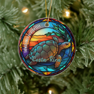 Costa Rica Vacation Souvenir Ceramic Ornament