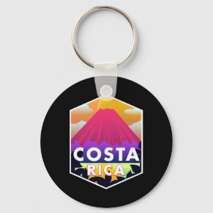 Costa Rica Vacation Souvenir Surfing Travel Gift Keychain