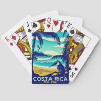 Costa Rica Vintage Travel Playing Cards