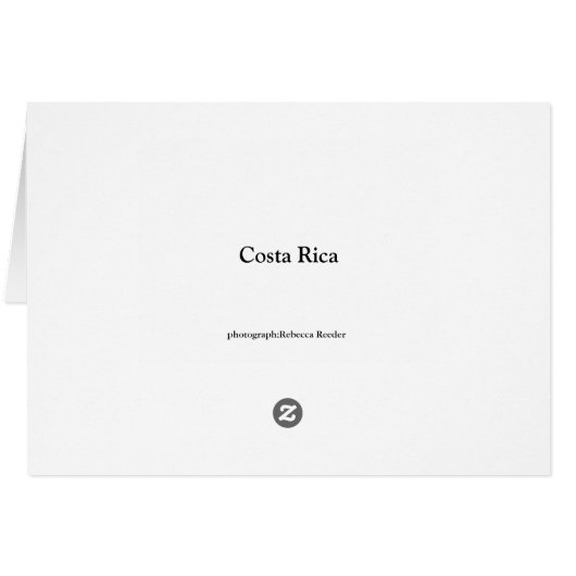 Costa Rica Volcano and Snake (Back Horizontal)