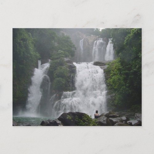 Costa Rica Waterfalls Postcard