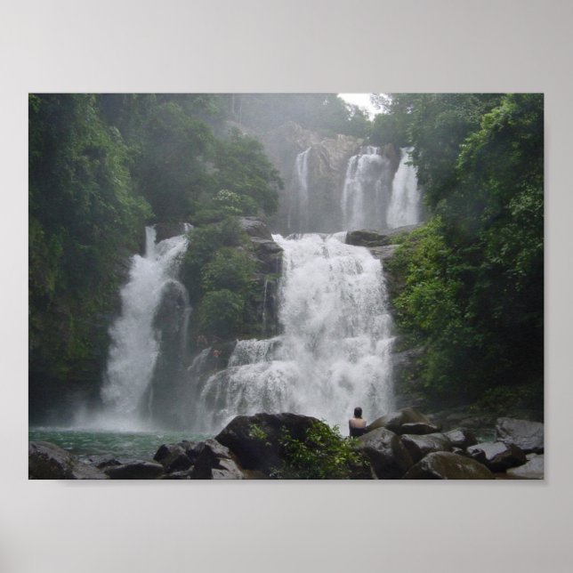 Costa Rica Waterfalls Poster (Front)