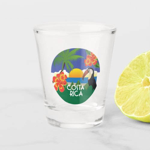 Costa Rica with Toucan Shot Glass