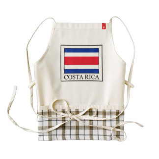 Costa Rica Zazzle HEART Apron