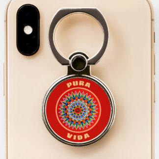Costa Rican Art Phone Ring Stand