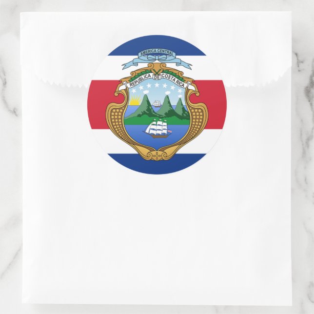 costa rican flag image