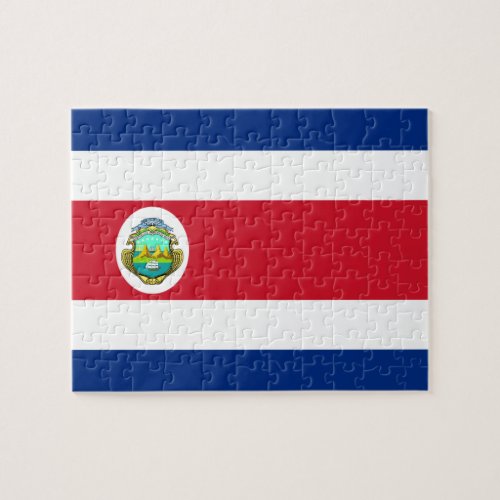 Costa Rican Flag Jigsaw Puzzle