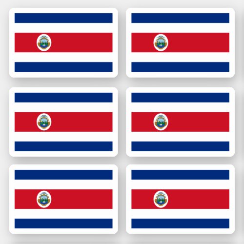 Costa Rican flag Sticker