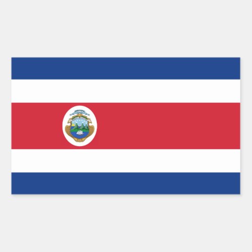 Costa Rican flag Stickers