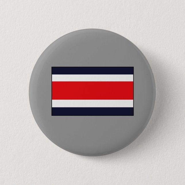 Costa Rican Flag T-shirts and Gifts Button (Front)