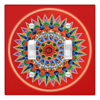 Costa Rican Folklore Art Light Switch Cover by aura2000 at Zazzle