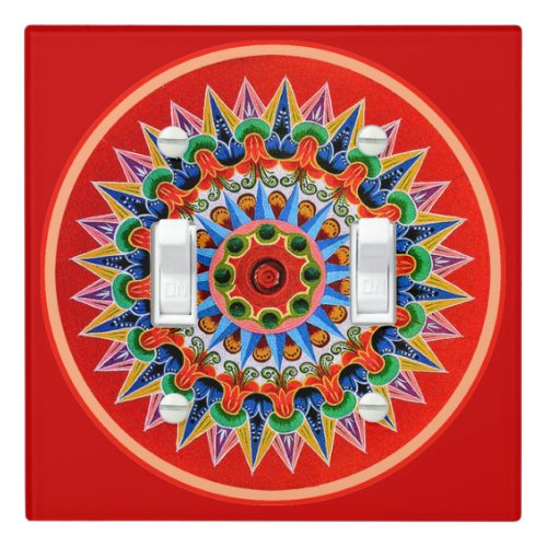 Costa Rican Folklore Art Light Switch Cover