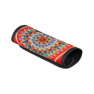Costa Rican Oxcartwheel Art Luggage Handle Wrap