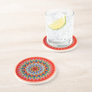 Costa Rican Oxcartwheel Sandstone Coaster