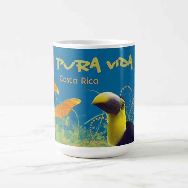 Costa Rican Pura Vida Toucan Mug (Center)