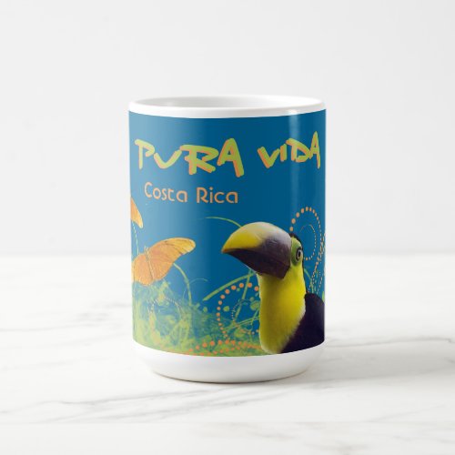 Costa Rican Pura Vida Toucan Mug