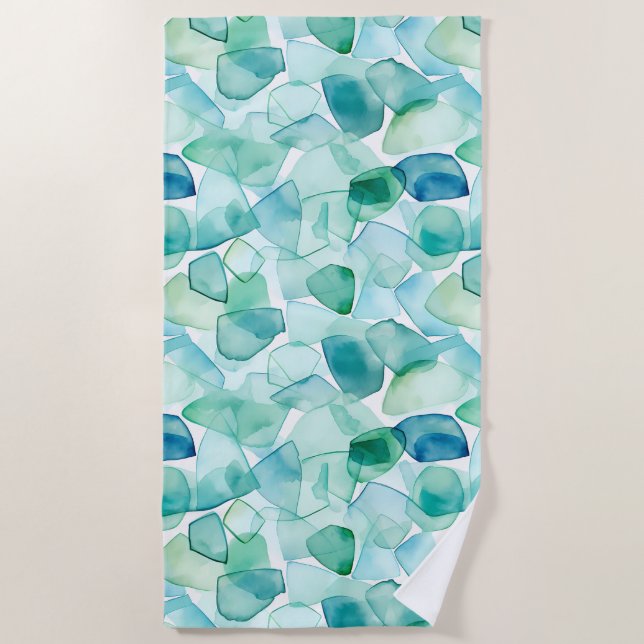 Costal Calm Beach Towel (Front)