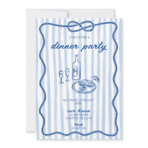 Costal Casual Dinner Party Invitation
