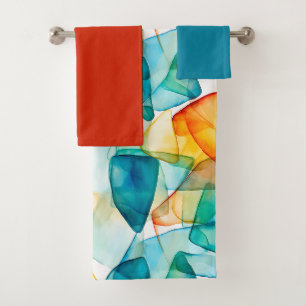 Costal Color Drift Bath Towel Set