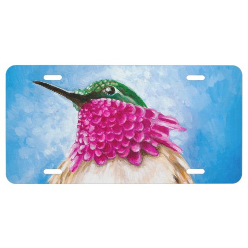 Costas Hummingbird License Plate