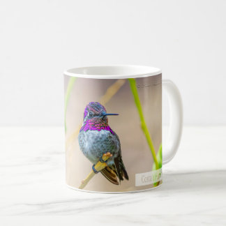 Costa's Hummingbird Psalm 145:4 KJV Coffee Mug
