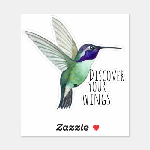 Costas Hummingbird Sticker