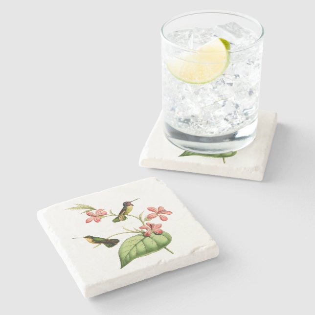 Costa's Hummingbird Stone Coaster (Side)