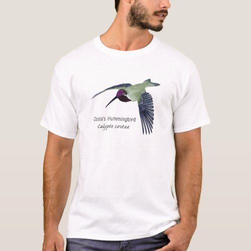 Costas Hummingbird with Name T_Shirt