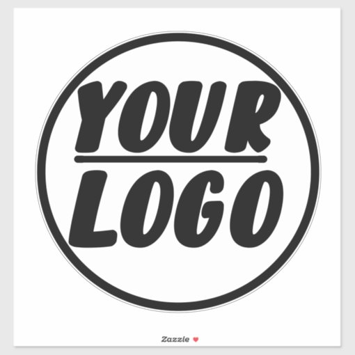 costom Business Logo Professional create your own Sticker | Zazzle