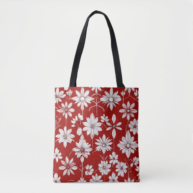 Costom wildflowers  tote bag (Front)